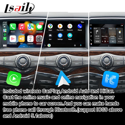 Lsailt 8+128G Android 13 Модуль инфоразвлечений для Nissan Patrol Y62 2010-2020 Включает беспроводную CarPlay, NetFlix