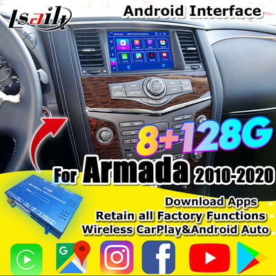 Lsailt 8G Smart Infotainment Module для Nissan Armada Patrol Support Headrest Screen, беспроводной CarPlay, NetFlix