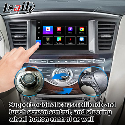 Интерфейс Android 13 Carplay Box Yandex Navi Для Infiniti QX60 / JX35 Система Qualcomm 8+128