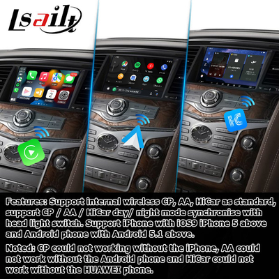Infiniti QX80 / QX56 Android Auto Carplay Интерфейс на базе Qualcomm 8+128
