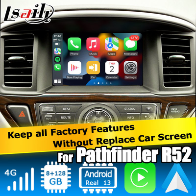 Nissan Pathfinder R52 Android 13 видео Интерфейс беспроводный карплей 8+128 Android база