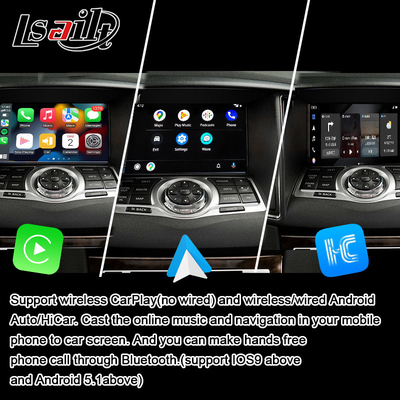 Lsailt 8G CarPlay&Android Видео интерфейс для Nissan Maxima 09-15 Infiniti G37 с Google, YouTube, NetFlix