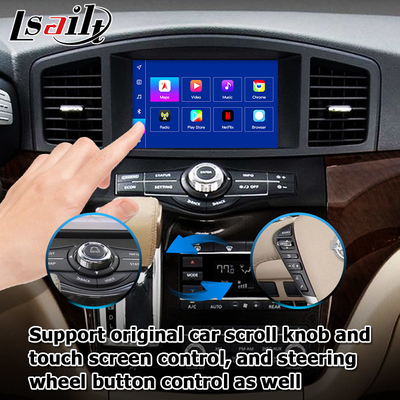 Android 13 Система беспроводный интерфейс Carplay для Nissan Quest RE52 Elgrand E52 2011-2020