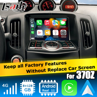 Nissan 370z Z34 Carplay Android авто carplay интерфейс Коробка 8+128 Android 13 OEM обновление