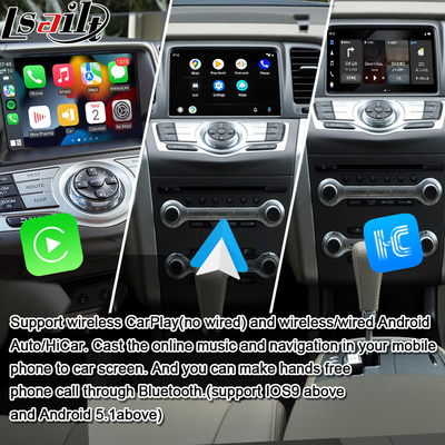 Lsailt 8G CarPlay/Android мультимедийный интерфейс для Nissan Murano, Quest, Patrol Infiniti QX с NetFlix, Google Map