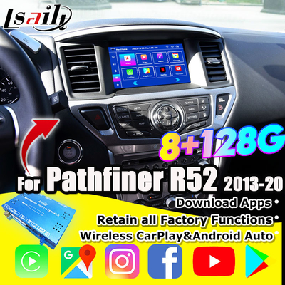 Nissan Multimedia Interface 8G Android 13 Инфоразвлекательный интерфейс для Pathfinder R52 2013-2020 Armada Patrol с CarPlay