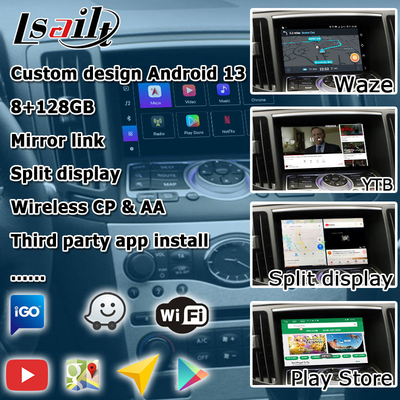 Infiniti G серии Skyline G37 G25 G35 Q40 V36 Android 13 видеоинтерфейс с carplay android auto