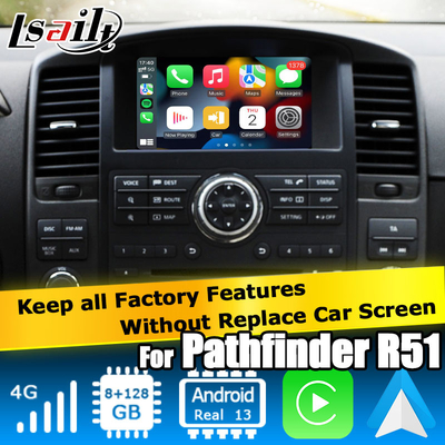 Nissan Pathfinder R51 Android Carplay мультимедийный интерфейс Android Auto