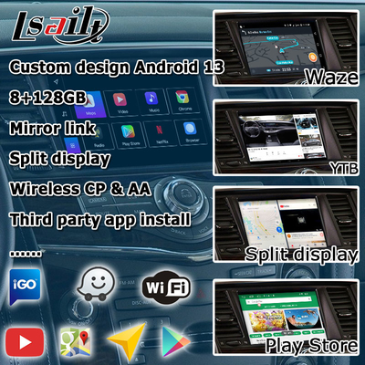 Nissan Patrol Armada Y62 Android 13 Qualcomm 8+128GB Carplay андроид авто видео интерфейс коробка