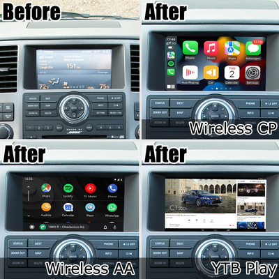 Nissan Armada TA60 заводский стиль Android мультимедийный видеоинтерфейс, поддержка беспроводного Carplay Android Auto