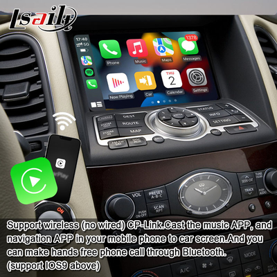 Lsailt 8G Android Infotainment Module для Infiniti EX QX50 2008-2017 Включает беспроводную CarPlay, YouTube, NetFlix