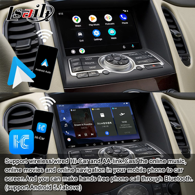 Lsailt 8G Android Infotainment Module для Infiniti EX QX50 2008-2017 Включает беспроводную CarPlay, YouTube, NetFlix