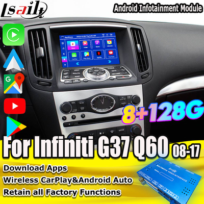 8G Android Инфоразвлекательный модуль для Infiniti G35 G37 Q60 Q40 2008-2016 Включает YouTube, Google Play от Lsailt