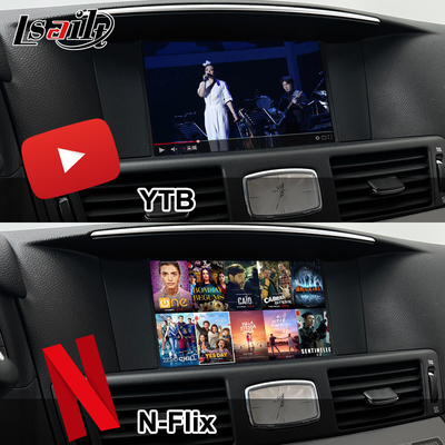 8G Qualcomm Android мультимедийный интерфейс для Infiniti Q70 M45 M25 2010- беспроводной CarPlay Box, Android Auto, NetFlix