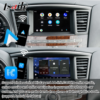Lsailt 8G Android мультимедийный интерфейс для Infiniti QX60 JX35 2011-2020 Интегрированный беспроводный CarPlay, Android Auto