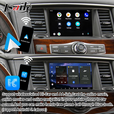 8G Android Infotainment Module для Infiniti QX80 QX56 Nissan Patrol 20100-2021 Беспроводной интерфейс CarPlay, YouTube