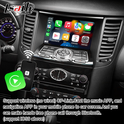 Lsailt 8G Android мультимедийный интерфейс для Infiniti QX70 FX35 FX37 2008-2017 интегрированный беспроводной CarPlay, Android Auto
