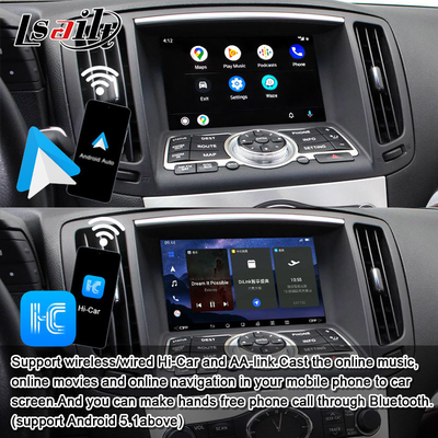 Lsailt 8G Android Инфоразвлекательный модуль для Infiniti Q60 G37 G35 Q40 2008-2016 Включает беспроводной CarPlay, Android Auto