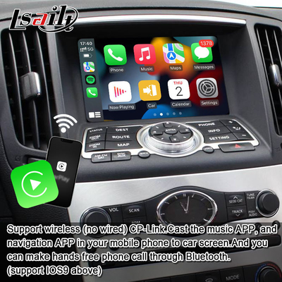 Lsailt 8G Android мультимедийный интерфейс для Infiniti Q40 Q60 G37 G35 Инфоразвлекательный модуль интегрированный беспроводный CarPlay