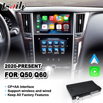 Lsailt CP + AA OEM интеграция Carplay интерфейс для 2020-2023 Infiniti Q50