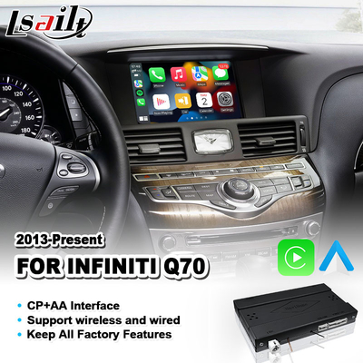 Lsailt Wireless Carplay Android Auto Interface для 2013-2019 годов Infiniti Q70