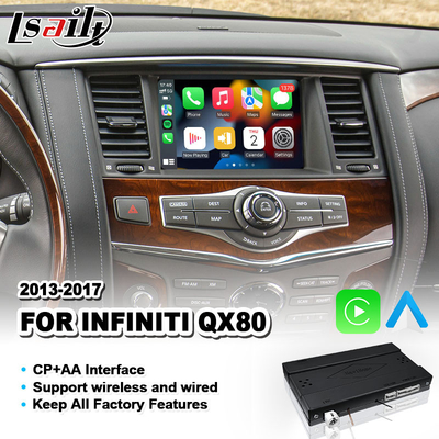 Lsailt Wireless Android Auto Carplay Interface для Infiniti QX80 2013-2017 годов