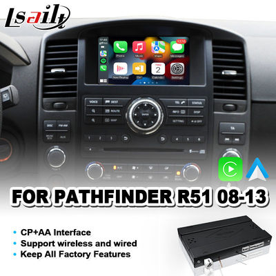 Беспроводная интеграция Android Auto и Carplay для Nissan Pathfinder R51 2008-2013