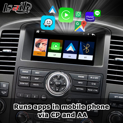 OEM интеграция беспроводной интерфейс Apple CarPlay для Navara D40 Nissan Pathfinder R51 2010-2016 Android Auto,Plug and Play, Mirror Link