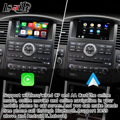 OEM интеграция беспроводной интерфейс Apple CarPlay для Navara D40 Nissan Pathfinder R51 2010-2016 Android Auto,Plug and Play, Mirror Link