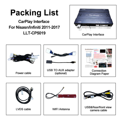 OEM интеграция беспроводной интерфейс Apple CarPlay для Navara D40 Nissan Pathfinder R51 2010-2016 Android Auto,Plug and Play, Mirror Link