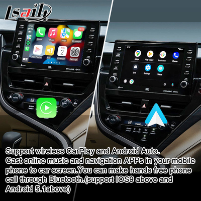 Lsailt 8G Wireless CarPlay Android Infotainment Module для Toyota Camry TOUCH3 2018-2021 Sienna Поддержка YouTube, NetFlix, 360 камер