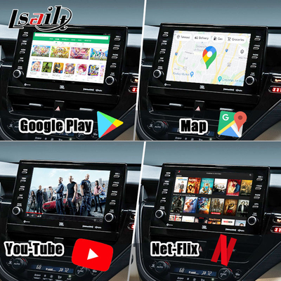 Lsailt 8G Wireless CarPlay Android Infotainment Module для Toyota Camry TOUCH3 2018-2021 Sienna Поддержка YouTube, NetFlix, 360 камер