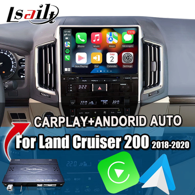 Беспроводной интерфейс CarPlay для Toyota Land Cruiser 200 GX-R,VX-R 2018-2021 Главный блок Fujitsu с Android Auto, Linux System