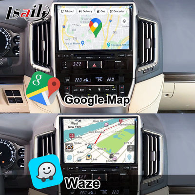 Беспроводной интерфейс CarPlay для Toyota Land Cruiser 200 GX-R,VX-R 2018-2021 Главный блок Fujitsu с Android Auto, Linux System
