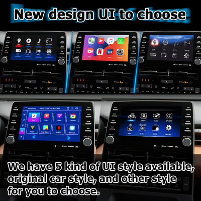 Интерфейс автоматического carplay видео- интерфейса андроида 8 дюймов видео- для avalon Тойота касается настоящему моменту 3 2018