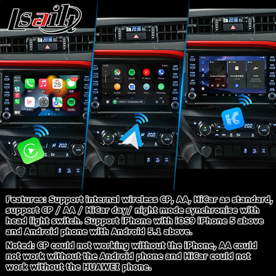 Toyota Hilux Android 13 мультимедийный видеоинтерфейс беспроводный carplay Android auto touch 3