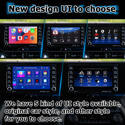 Toyota Harrier Venza Android 13 мультимедийный видеоинтерфейс 2019-present беспроводный carplay android auto