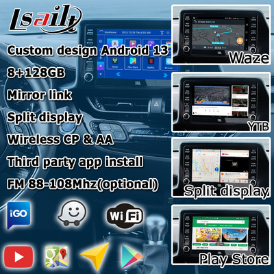Toyota C-HR CHR Android 13 мультимедийный интерфейс с беспроводным Android авто carplay