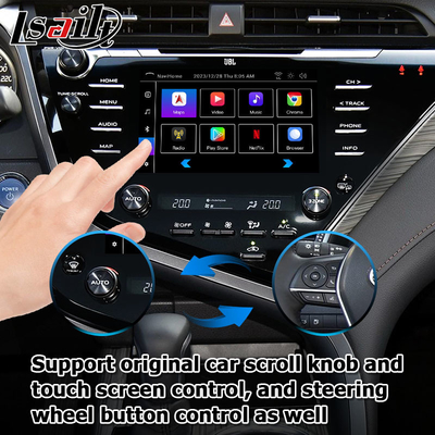 USB Toyota Camry Bluetooth Wifi интерфейса андроида Carplay сенсорного экрана автоматический видео-