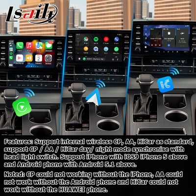 Автомобильный мультимедийный видео интерфейс Android авто carplay интерфейс Для TOYOTA Sienna