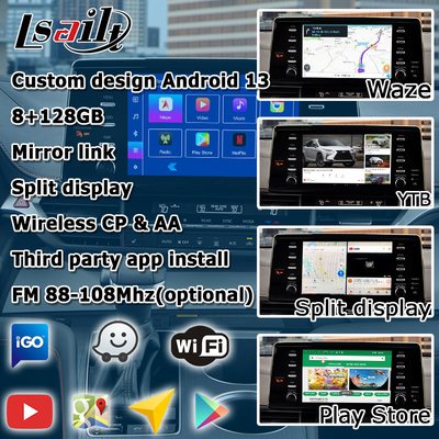 Автомобильный мультимедийный видео интерфейс Android авто carplay интерфейс Для TOYOTA Sienna