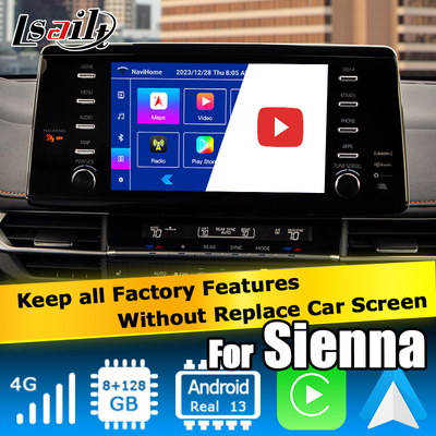 Автомобильный мультимедийный видео интерфейс Android авто carplay интерфейс Для TOYOTA Sienna