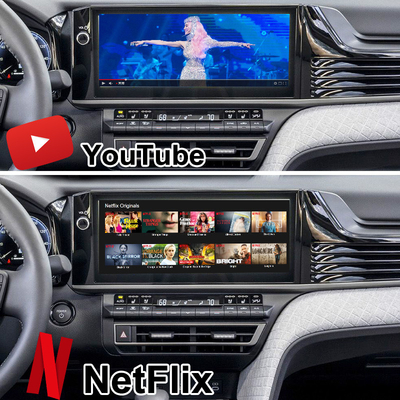 Android 13 Мультимедийный видеоинтерфейс для Toyota Camry 2025 Sienna RAV-4 OEM Retrofit Инфоразвлекательный модуль включает в себя YouTube, NetFlix, Google Play