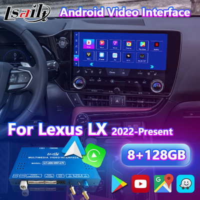 Lsailt Android Carplay мультимедийный видеоинтерфейс для 2022-го года Lexus LX LX500d LX600 LX700h