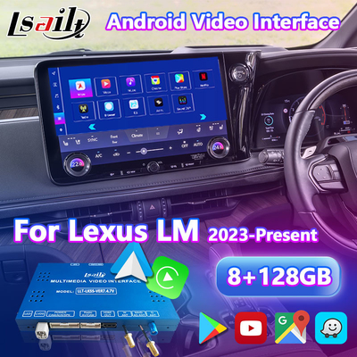 Lsailt Android Carplay Мультимедийный видеоинтерфейс для 2023-Present Lexus LM