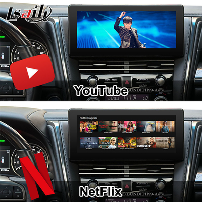 Android 13 Lexus Video Interface OEM Обновление экрана для LM350 LM500H NX RX ES Retrofit Kits Включает YouTube, NetFlix, беспроводной CarPlay