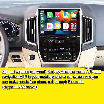Мультимедийный интерфейс Android для Land Cruiser GX_R 2018-2021 LC200 беспроводной Apple CarPlay&Android Auto Retrofit обновление