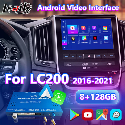Lsailt Android Мультимедийный видеоинтерфейс для Toyota Land Cruiser 200 LC200 VX VXR VX-R 2016-2021