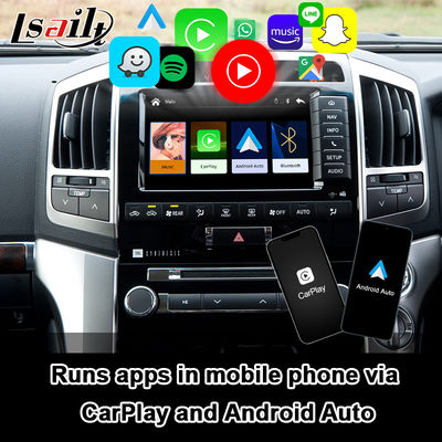 Интерфейс Apple CarPlay для Land Cruiser 200 2013-2021 Многоязычный, 360-камера, поддержка обратной камеры