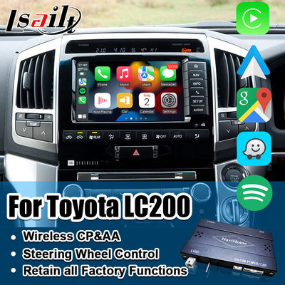 Интерфейс Apple CarPlay для Land Cruiser 200 2013-2021 Многоязычный, 360-камера, поддержка обратной камеры
